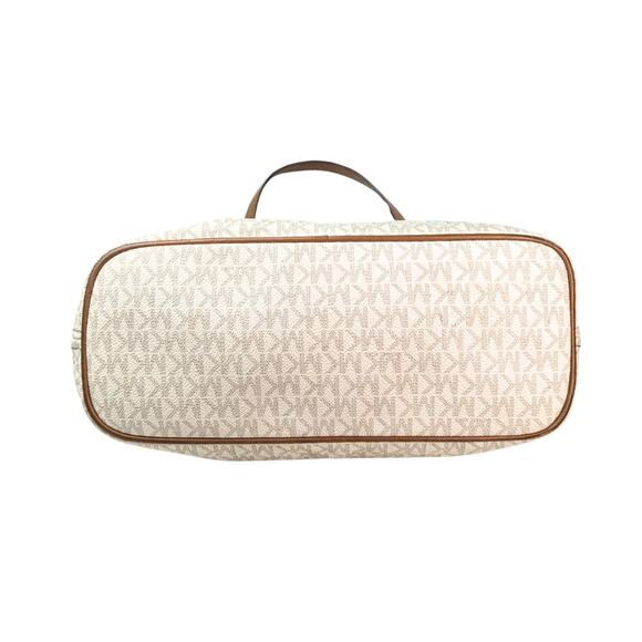 Pre-loved Michael Kors Signature Raven Large North South Top Zip Tote - Picture 4 of 8